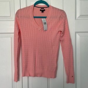 BNWT Tommy Hilfiger V Neck Cotton Sweater